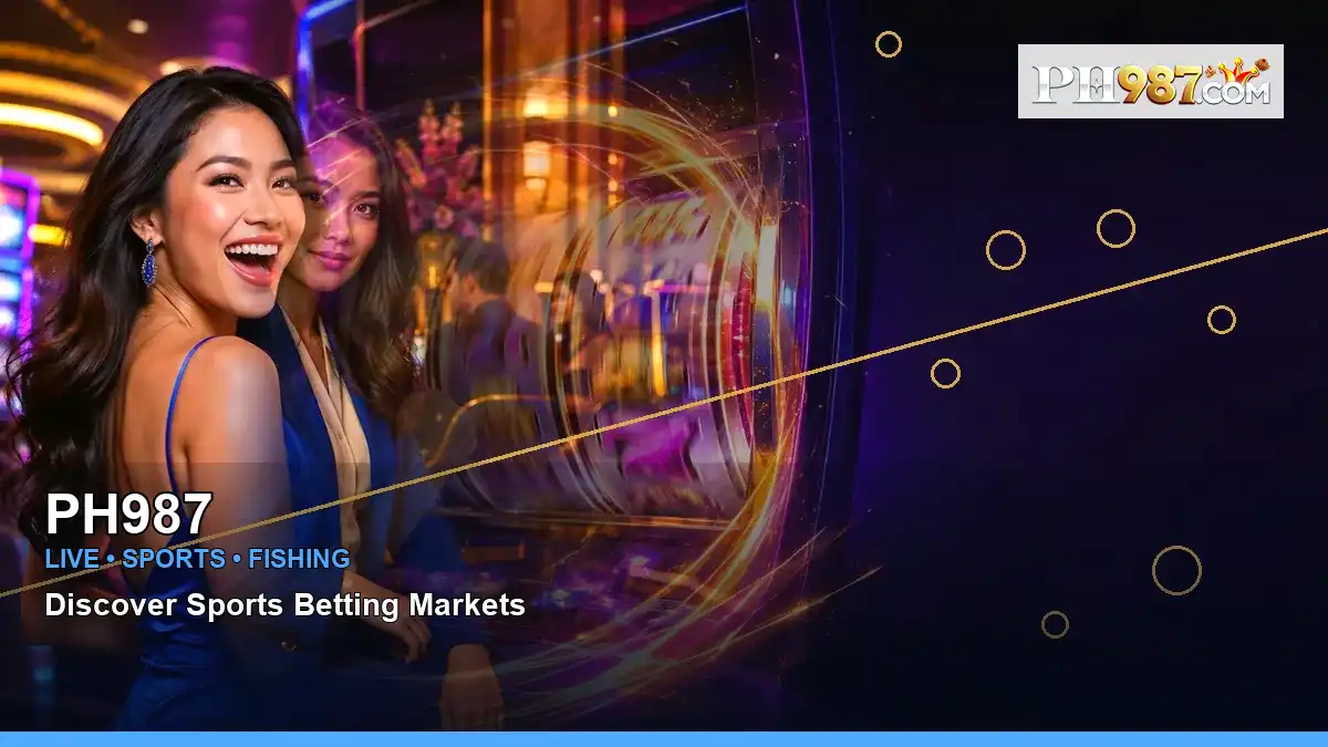 PH987 lounge VIP casino rewards featuring an adult Filipina casino host with a left-framed composition