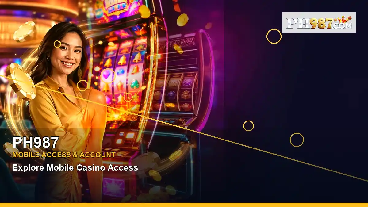 PH987 PH987 mobile card games information for Philippine users scene with left-framed lucky reels online slot games for