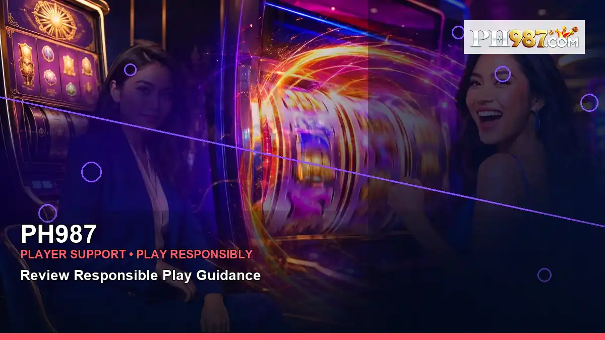PH987 high-energy burst free spins slot games in a left close-up layout for Philippine players